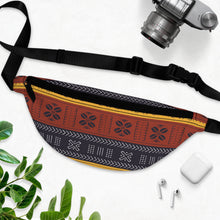 Load image into Gallery viewer, Multi Color Mudcloth Style Tribal Art Fanny Pack