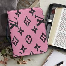 Load image into Gallery viewer, Pink and Black Bible Cover