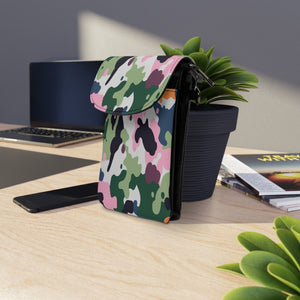 Camouflage Small Cell Phone Wallet