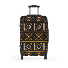 Laden Sie das Bild in den Galerie-Viewer, Designer Tribal Style Mudcloth Suitcase