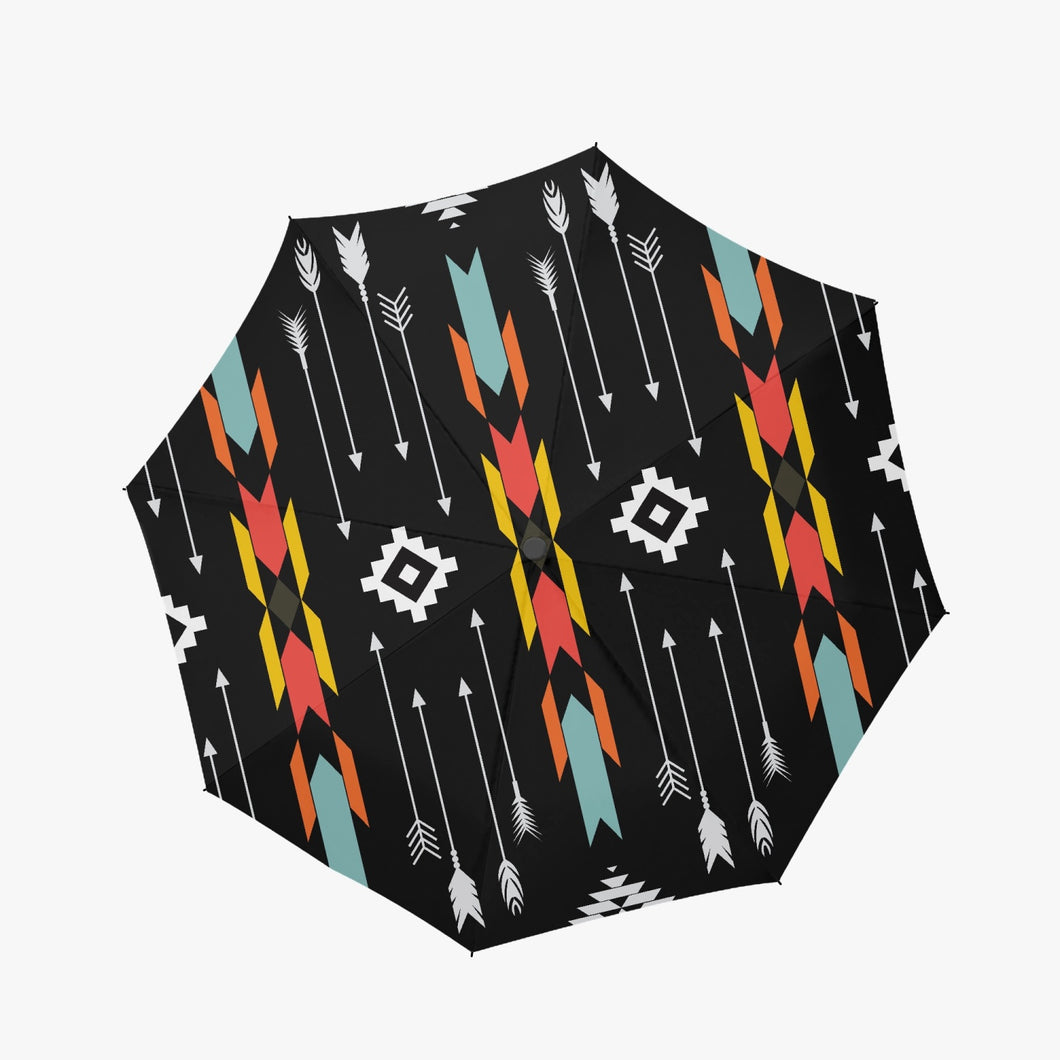 Desginer Tribal Art Style. Automatic UV Protection Umbrella