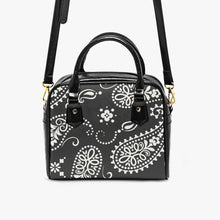 Charger l&#39;image dans la galerie, Designer Paisley.Casual Leather Saddle Bag