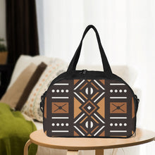 Laden Sie das Bild in den Galerie-Viewer, Designer African Mudcloth Style.Travel Luggage Bag