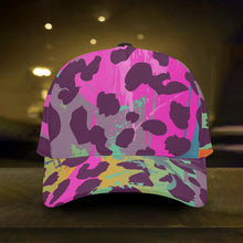 이미지를 갤러리 뷰어에 로드 , Designer Animal Print Baseball Caps