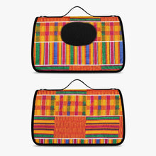 이미지를 갤러리 뷰어에 로드 , Kente African Style  Pet Carrier Bag