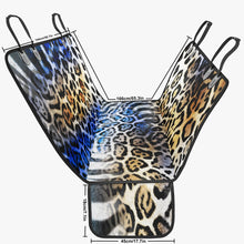 Cargar imagen en el visor de la galería, Designer Blue Animal Print Pet Seat Cover