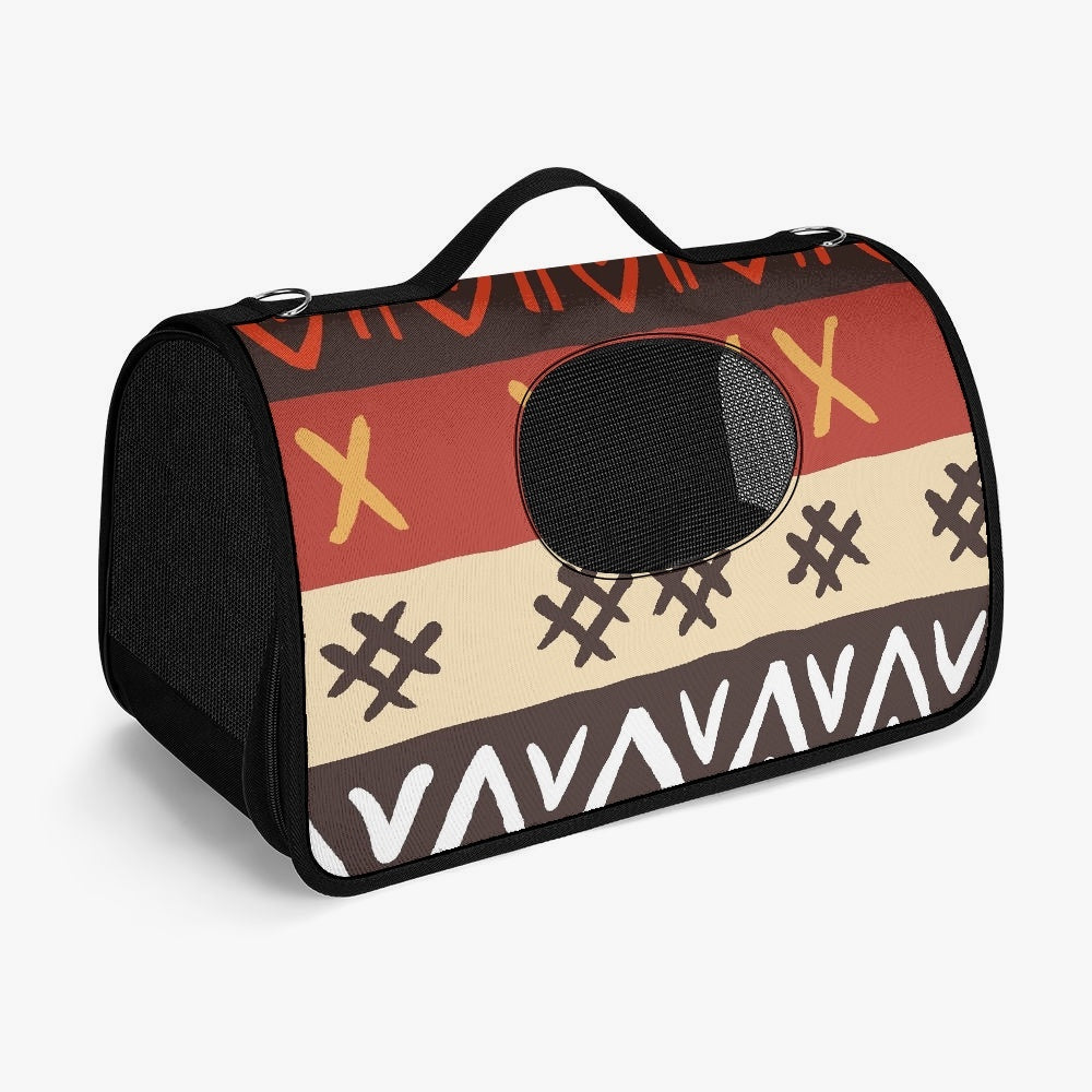 Tribal Art  Pet Carrier Bag