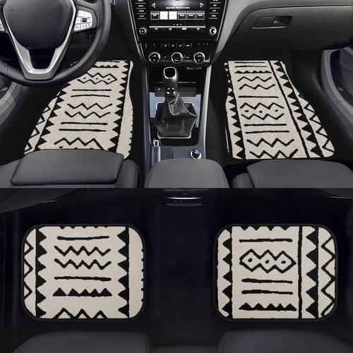 Tribal Designer Art Car Floor Mats - 4Pcs