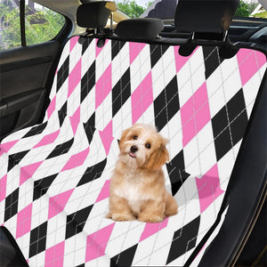 Designer Argyle Pet Seat Cover