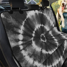 Load image into Gallery viewer, Designer Black Tye Dyed Pet Seat Cover