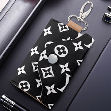 Load image into Gallery viewer, Designer Black and White Key Holder Case