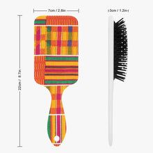 Load image into Gallery viewer, Tribal Art Kente Style Air Cushion Scalp Massage Comb