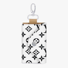 Load image into Gallery viewer, Designer White and Black Key Holder Case