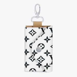 Designer White and Black Key Holder Case