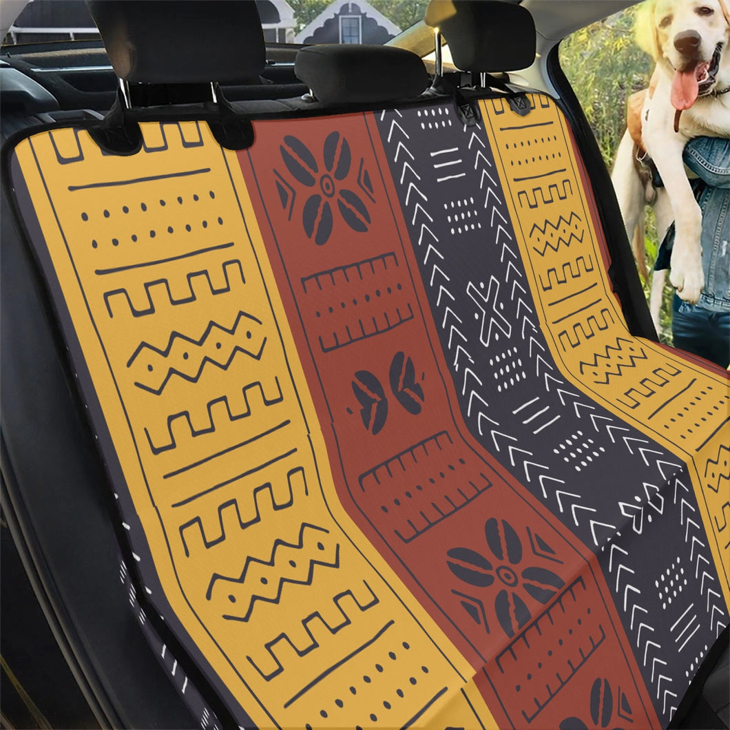 Designer Tribal African Mudcloth Pet Seat Cover