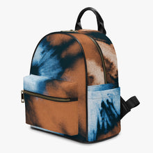 Laden Sie das Bild in den Galerie-Viewer, Designer Tye Dyed  PU Backpack