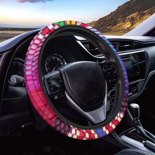 Tribal Art Designer Steering Wheel Cover