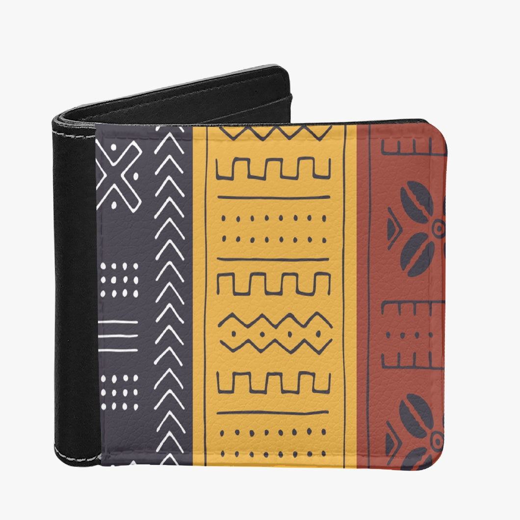 Designer Tribal Art Bifold Men's Wallet
