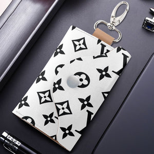 Designer White and Black Key Holder Case