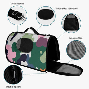 Camouflage. Pet Carrier Bag