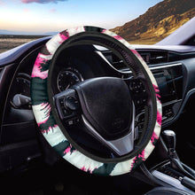 이미지를 갤러리 뷰어에 로드 , Pink Animal Print Designer Steering Wheel Cover