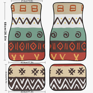 Tribal Art Designer. Car Floor Mats - 4Pcs