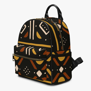 Designer Mudcloth Style PU Backpack