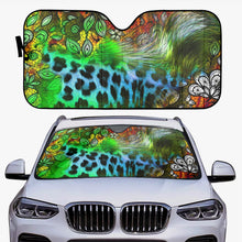 Cargar imagen en el visor de la galería, Designer Tribal Animal Print Car Windshield Sun Shade