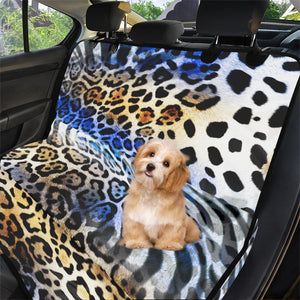 Designer Blue Animal Print Pet Seat Cover