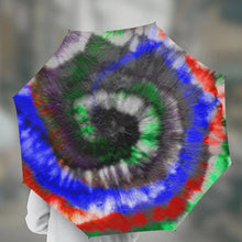 Load image into Gallery viewer, Designer Tye Dyed Style  Automatic UV Protection Umbrella