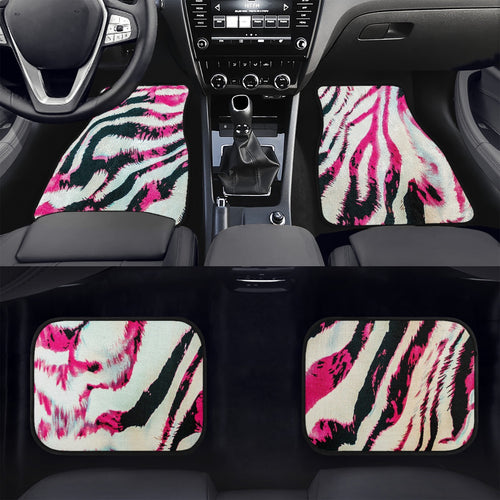 Animal Print. Car Floor Mats - 4Pcs
