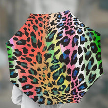 画像をギャラリービューアに読み込む, Designer Animal Print Style Automatic UV Protection Umbrella