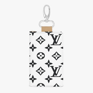 Designer White and Black Key Holder Case