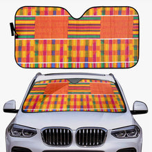Cargar imagen en el visor de la galería, Kente Designer Style Car Windshield Sun Shade