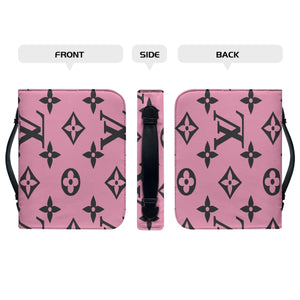 Pink and Black Bible Cover