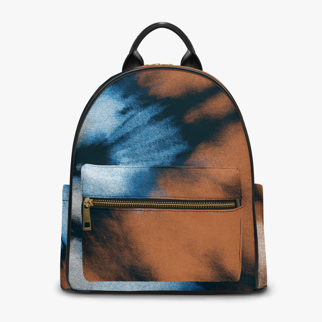 Designer Tye Dyed  PU Backpack