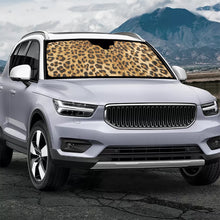 Load image into Gallery viewer, Leopard Animal Print Car Windshield Sun Shade