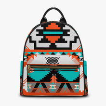 Laden Sie das Bild in den Galerie-Viewer, Designer Tribal Art PU Backpack