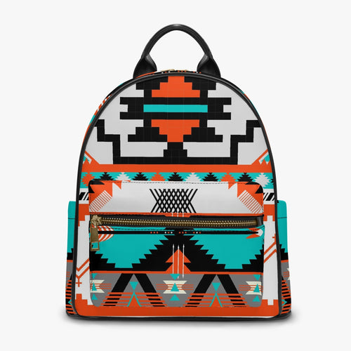 Designer Tribal Art PU Backpack