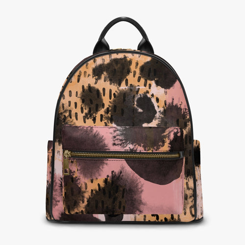 Designer Animal Print PU Backpack