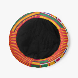 Kente Style Round Size Pet Bed