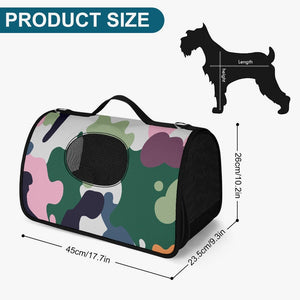 Camouflage. Pet Carrier Bag