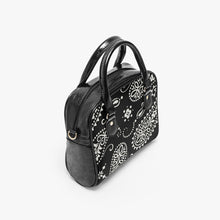 Charger l&#39;image dans la galerie, Designer Paisley.Casual Leather Saddle Bag