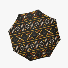 Load image into Gallery viewer, Designer African Mudcloth Style. Automatic UV Protection Umbrella