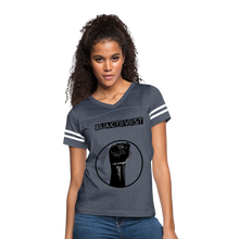 이미지를 갤러리 뷰어에 로드 , Women’s Vintage Blacktivist Sport T-Shirt - vintage navy/white