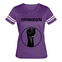 이미지를 갤러리 뷰어에 로드 , Women’s Vintage Blacktivist Sport T-Shirt - vintage purple/white