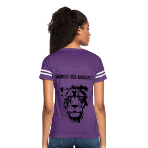 Women’s Vintage Blacktivist Sport T-Shirt - vintage purple/white
