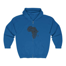 Cargar imagen en el visor de la galería, Unisex Heavy Blend™ Full Zip Hooded Tribal Art Sweatshirt