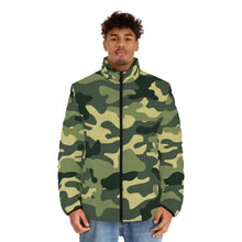 Cargar imagen en el visor de la galería, Camouflage Men&#39;s Puffer Jacket