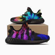 Load image into Gallery viewer, Tribal Art Tye Dyed Adult Unisex Mesh Knit Sneakers